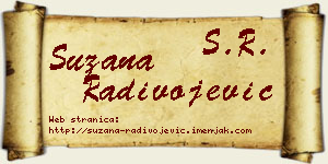Suzana Radivojević vizit kartica